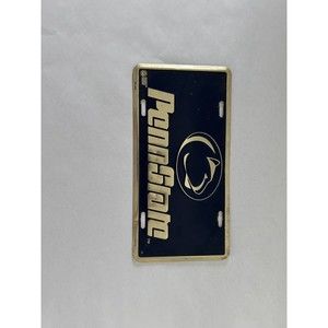 Vintage Penn State License Plate Metal